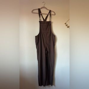American Eagle Aerie Deep Purple/Brown Overalls w/ Pockets Women’s Size Medium